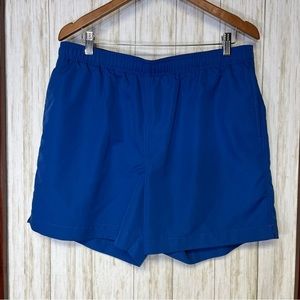 Lands’ End Royal Blue Swim Shorts Size L 36-38